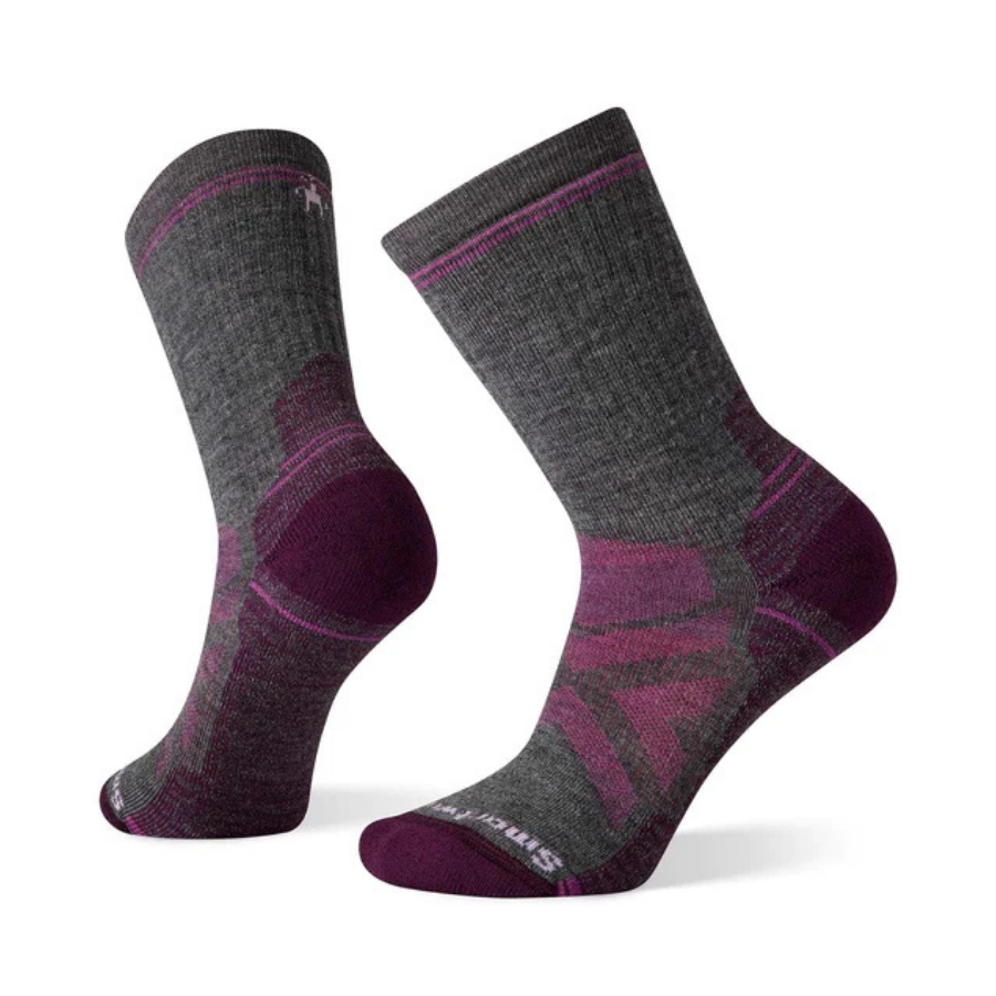 Smartwool Hike Full Crew Purple/Grey Socks Womens