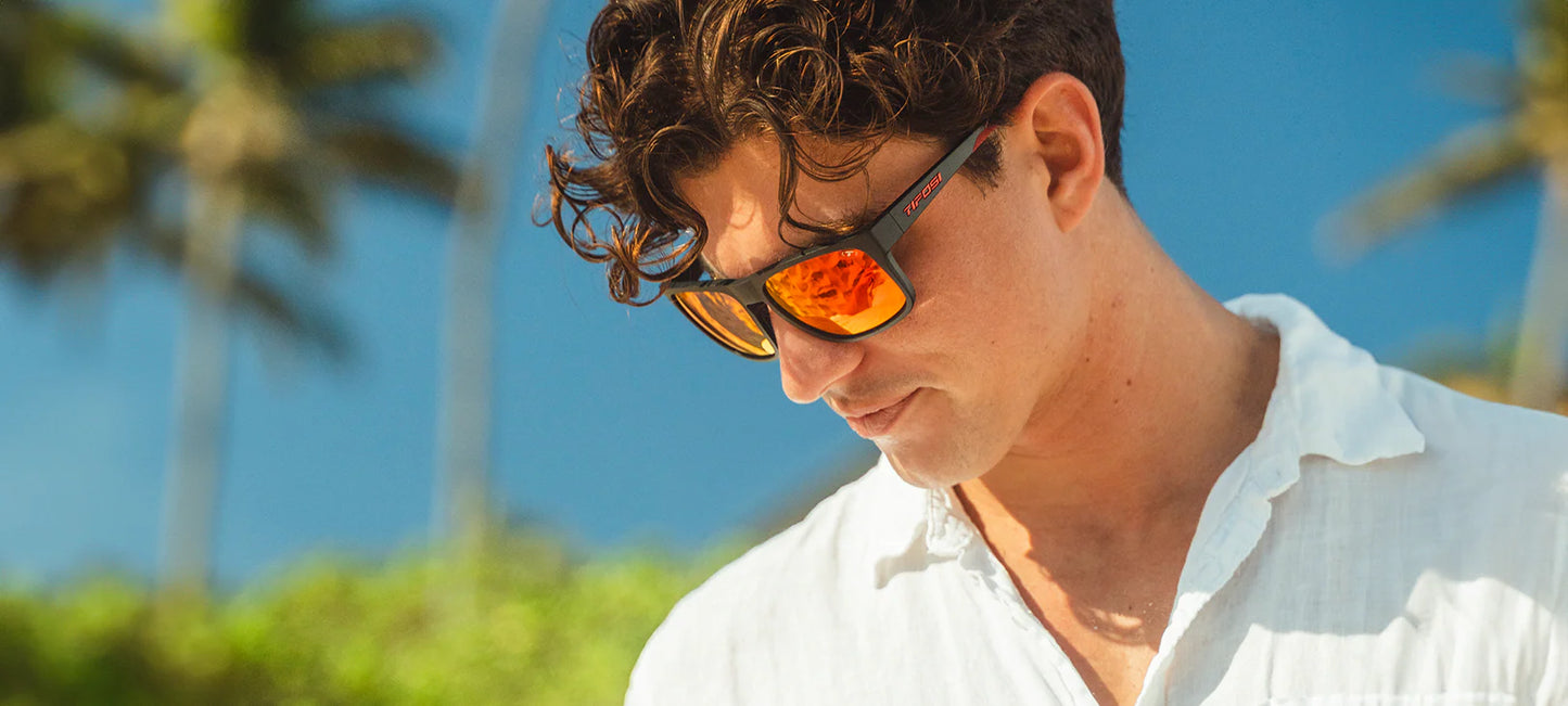 Tifosi Swick Satin Black/Crimson Red Sunglasses