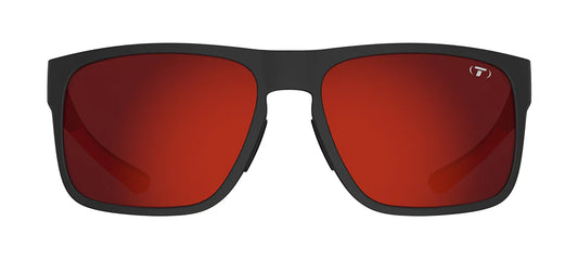 Tifosi Swick Satin Black/Crimson Red Sunglasses