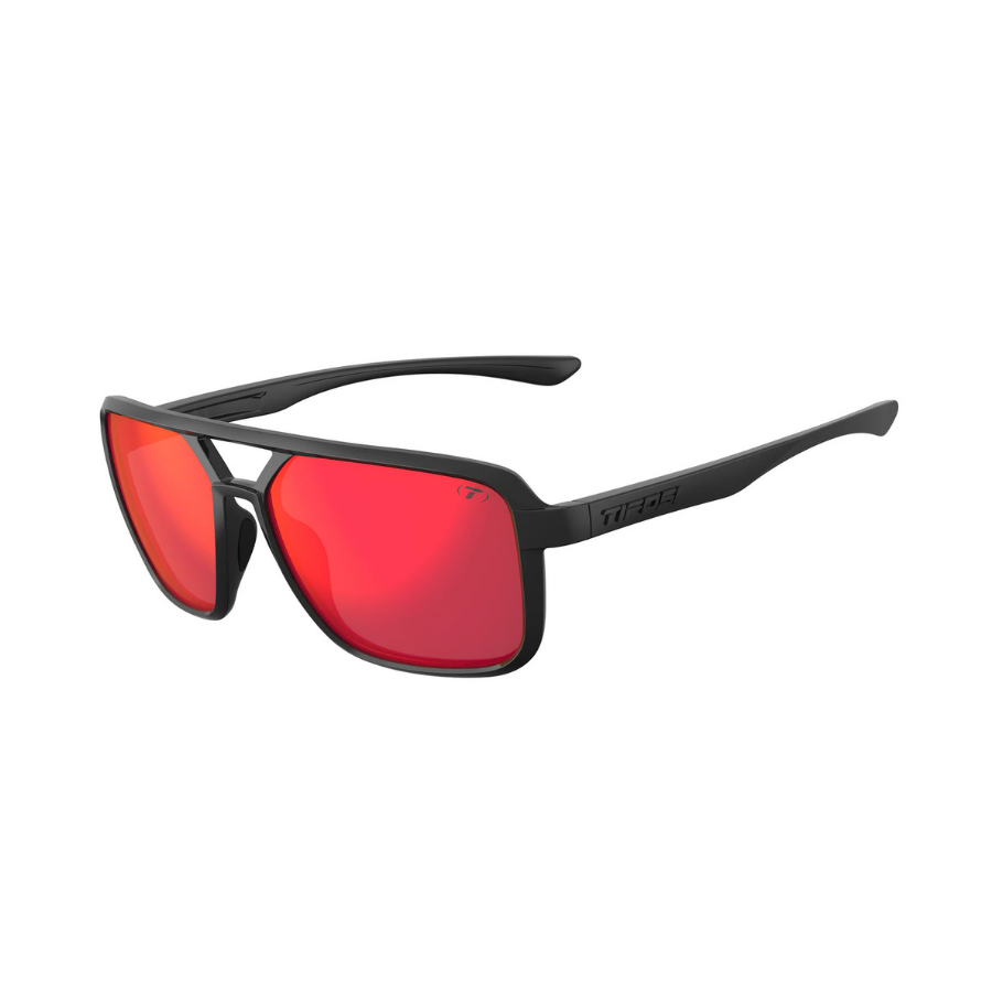 Tifosi Salto Blackout Smoke Red Sunglasses