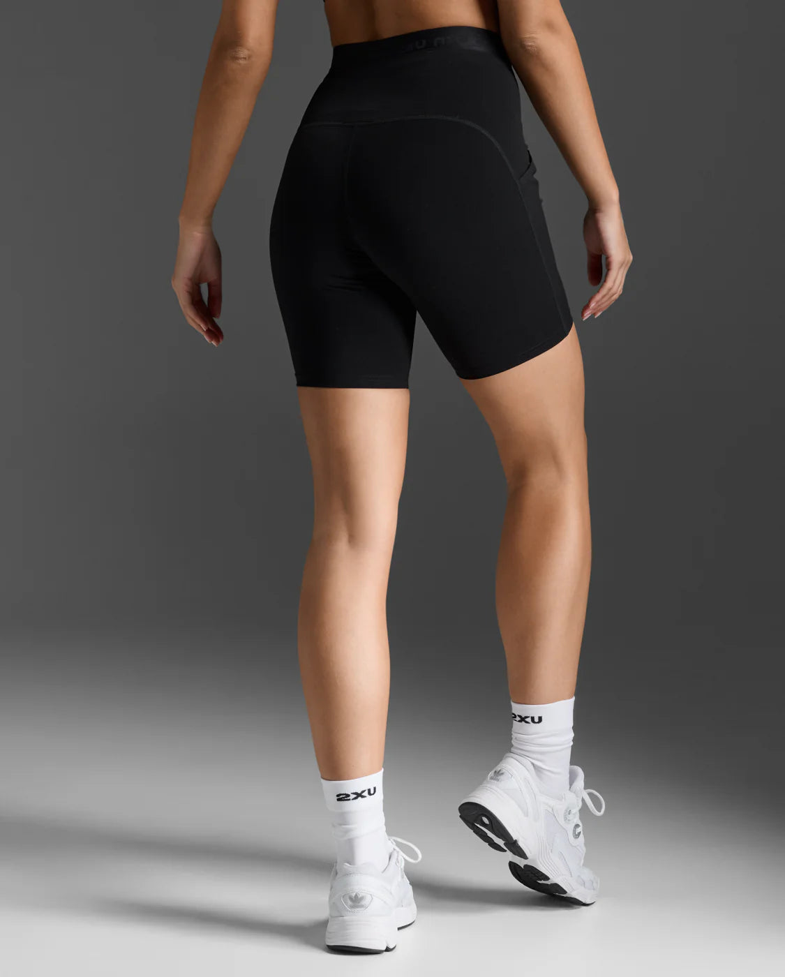 2XU Form Stash Hi-Rise Bike Shorts Black Womens