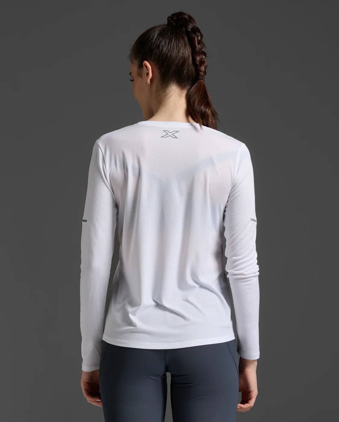2XU Aero Long Sleeve White Womens