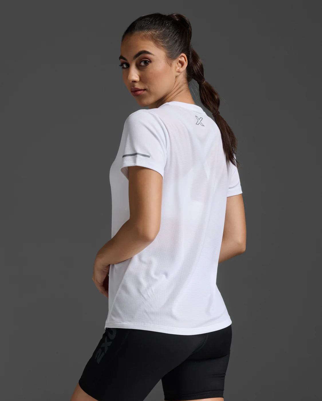 2XU Aero Tee White Womens