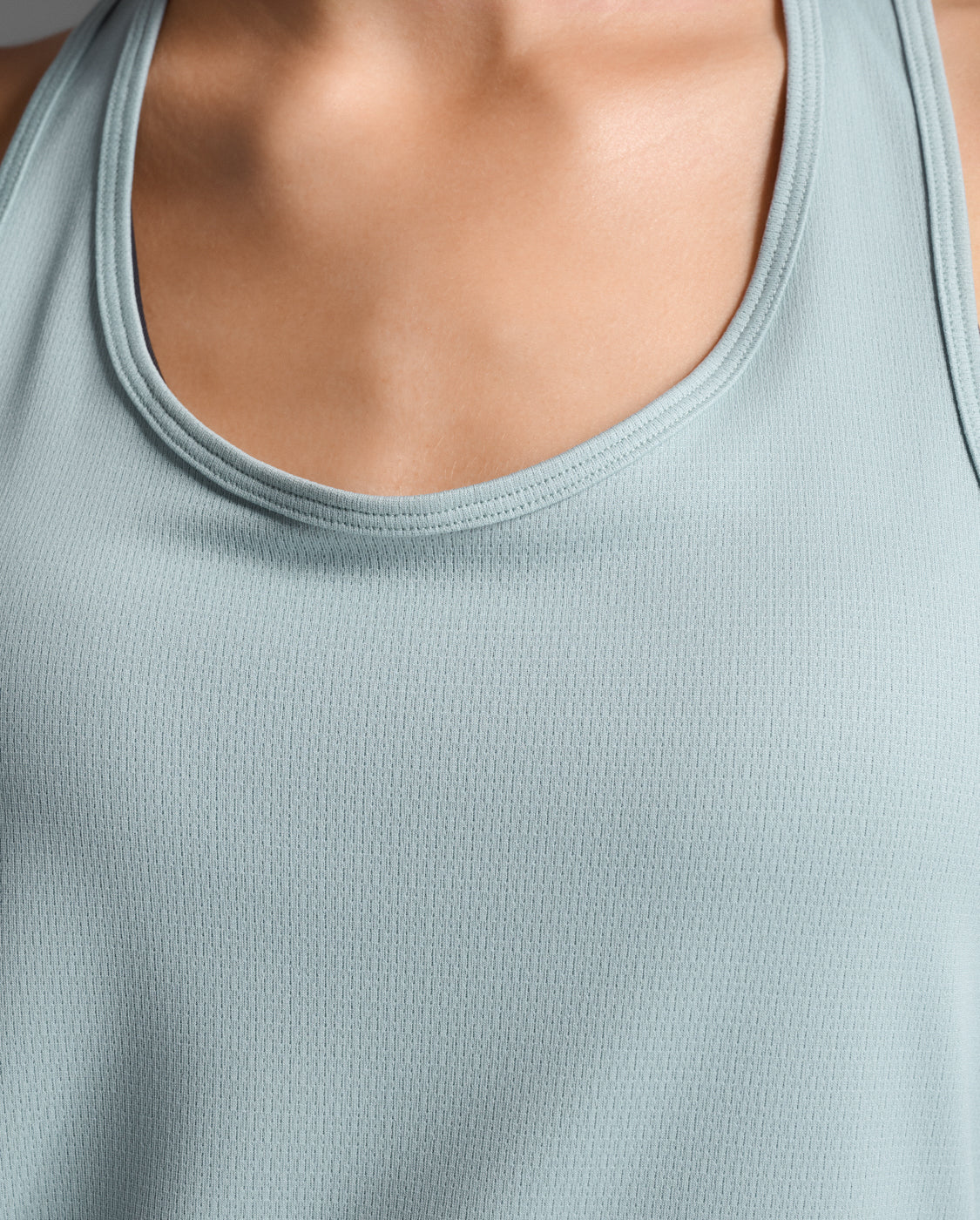 2XU Aero Singlet Smoke Blue Womens