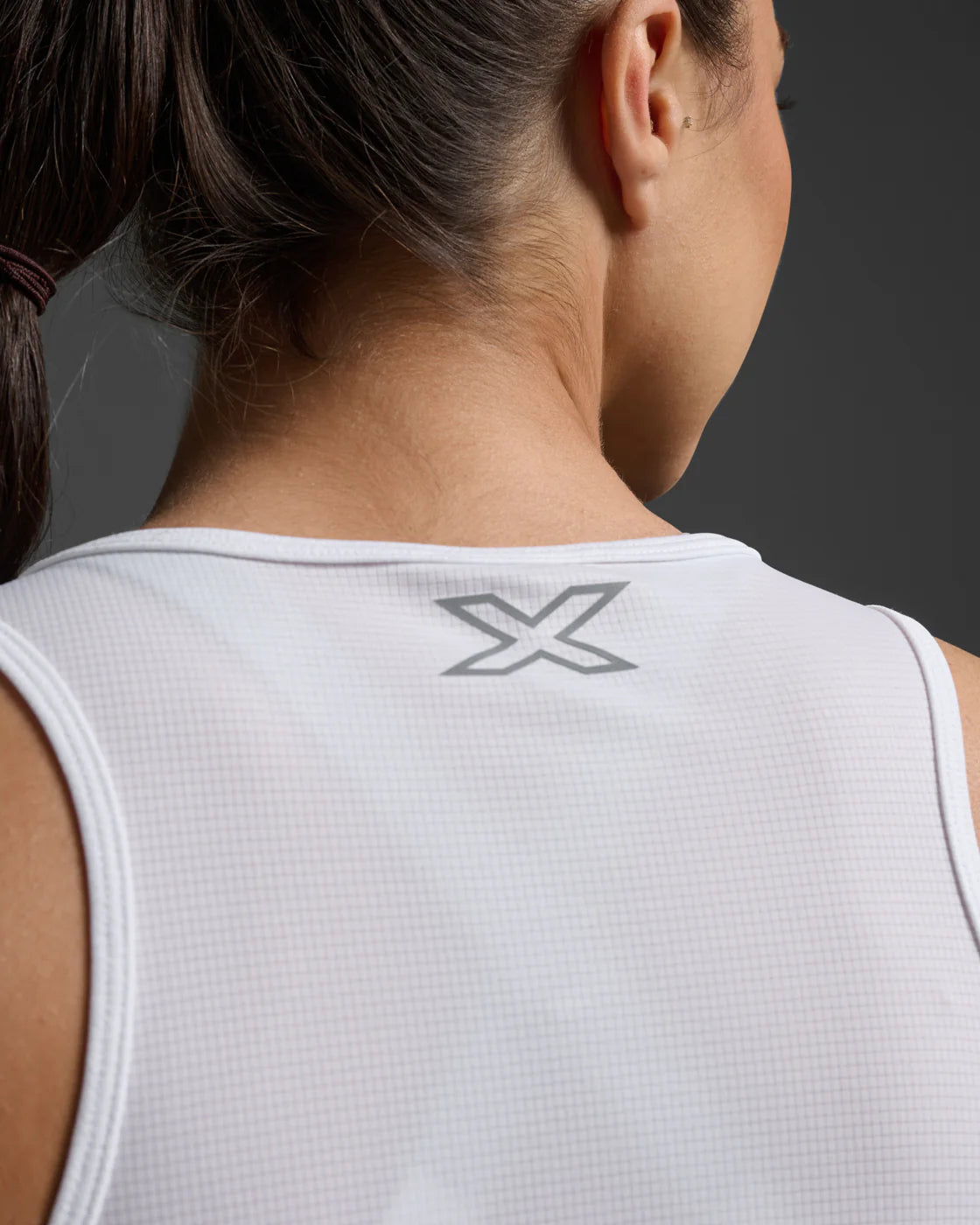 2XU Aero Singlet White Womens