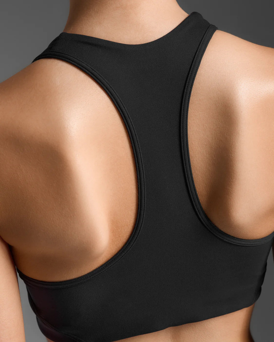 2XU Form Racerback Medium Impact Bra Black Womens