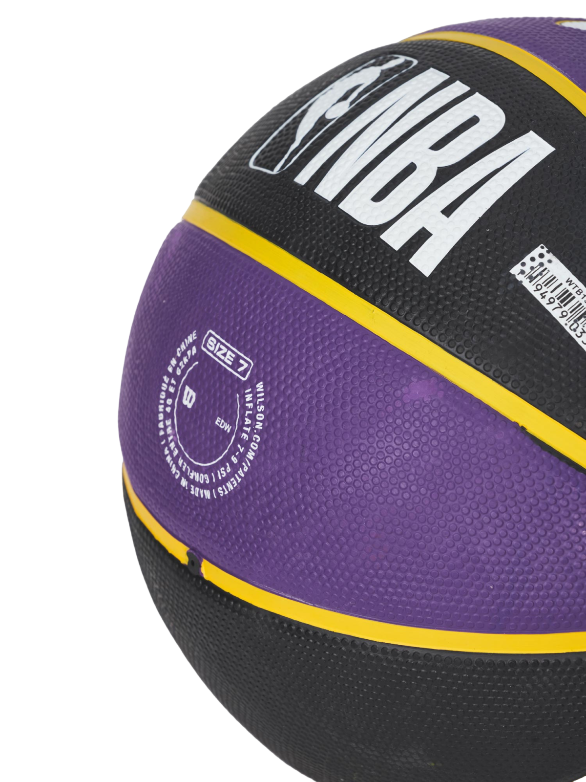 Wilson NBA Tribute Basketball LA Lakers Size 7