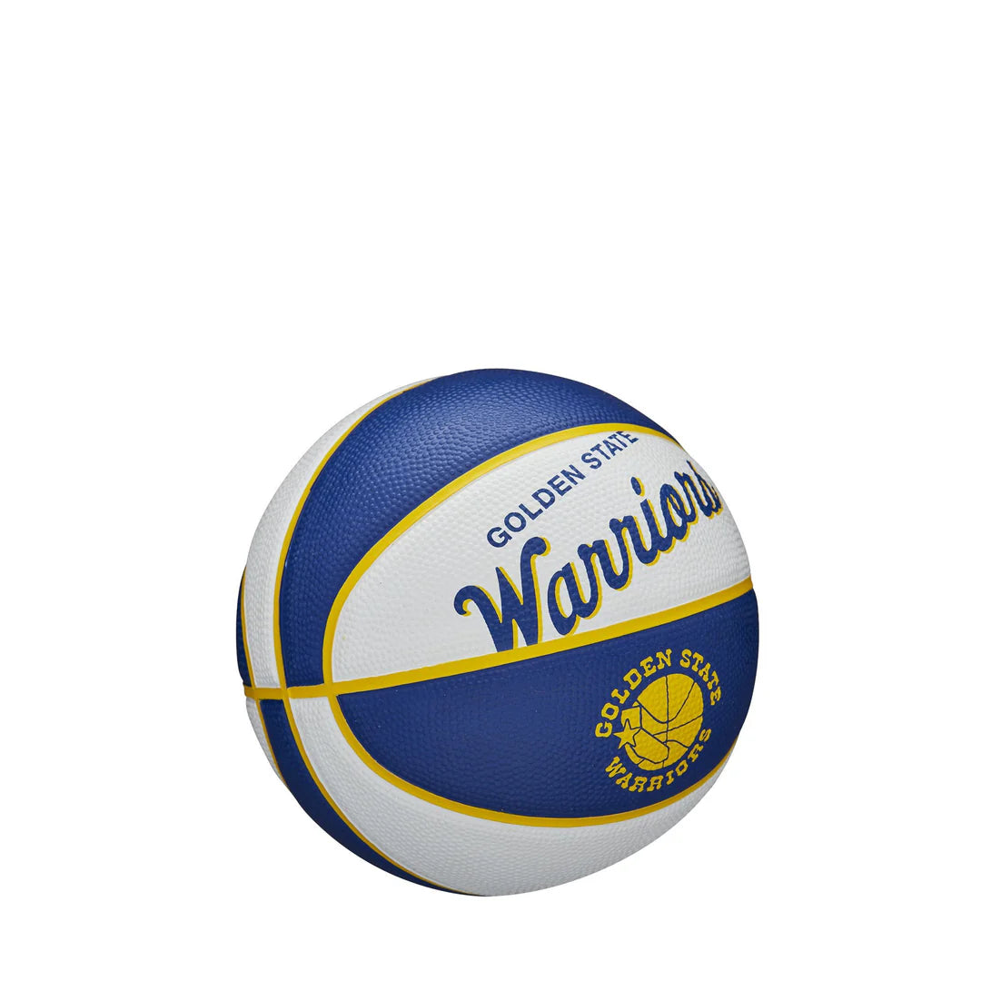 Wilson NBA Team Retro Mini Basketball Golden State Warriors
