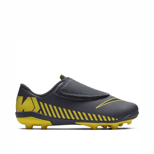 Nike JR Vapor 12 Club PS (V) FG Dark Grey/Black/Opti Yellow Kids