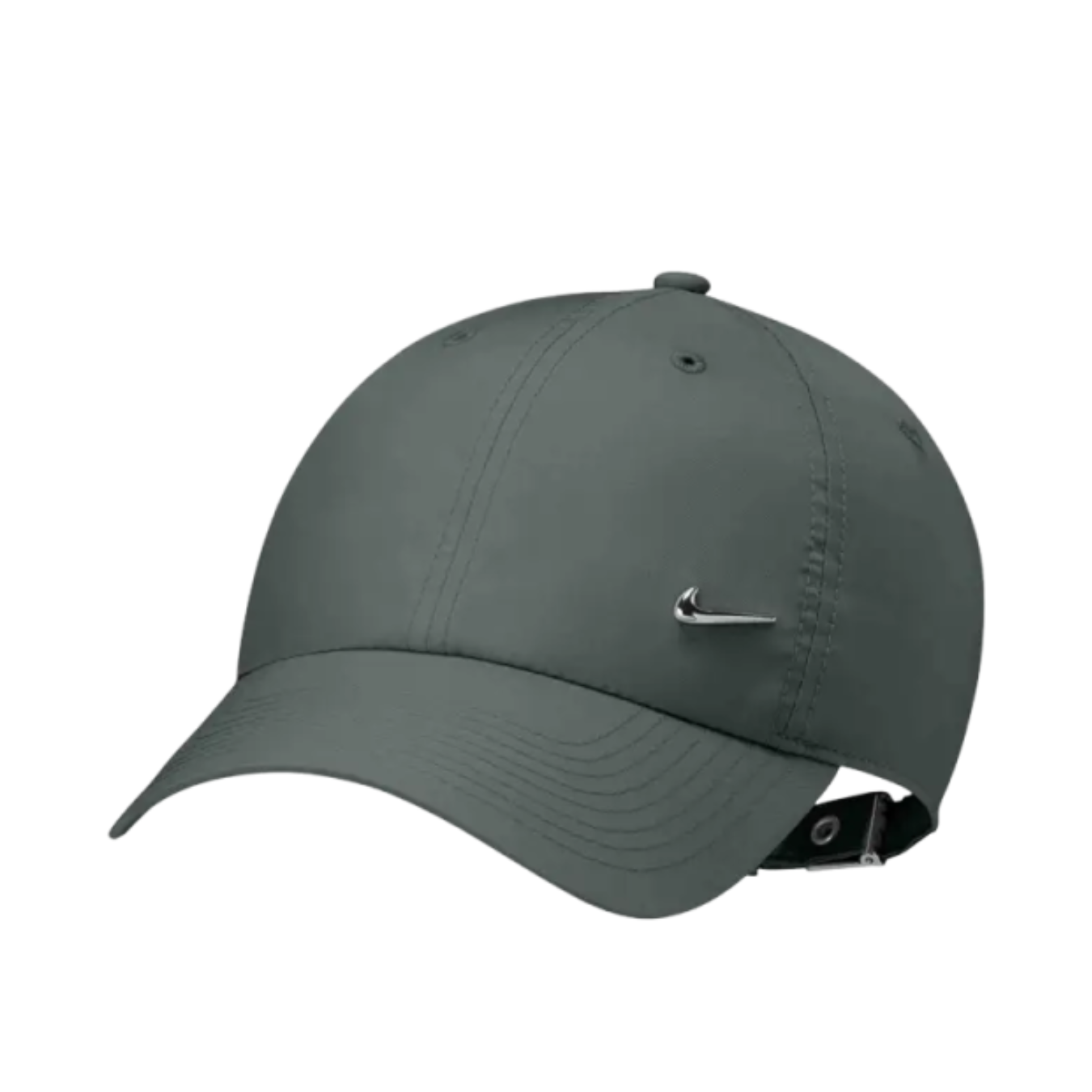Nike Club Dri-Fit Unstructured Camo Green Metal Swoosh Cap