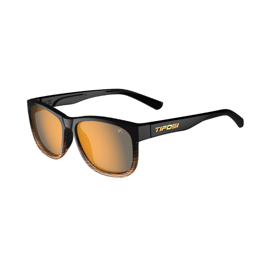 Tifosi Swank XL Brown Fade Polarised Lens Sunglasses