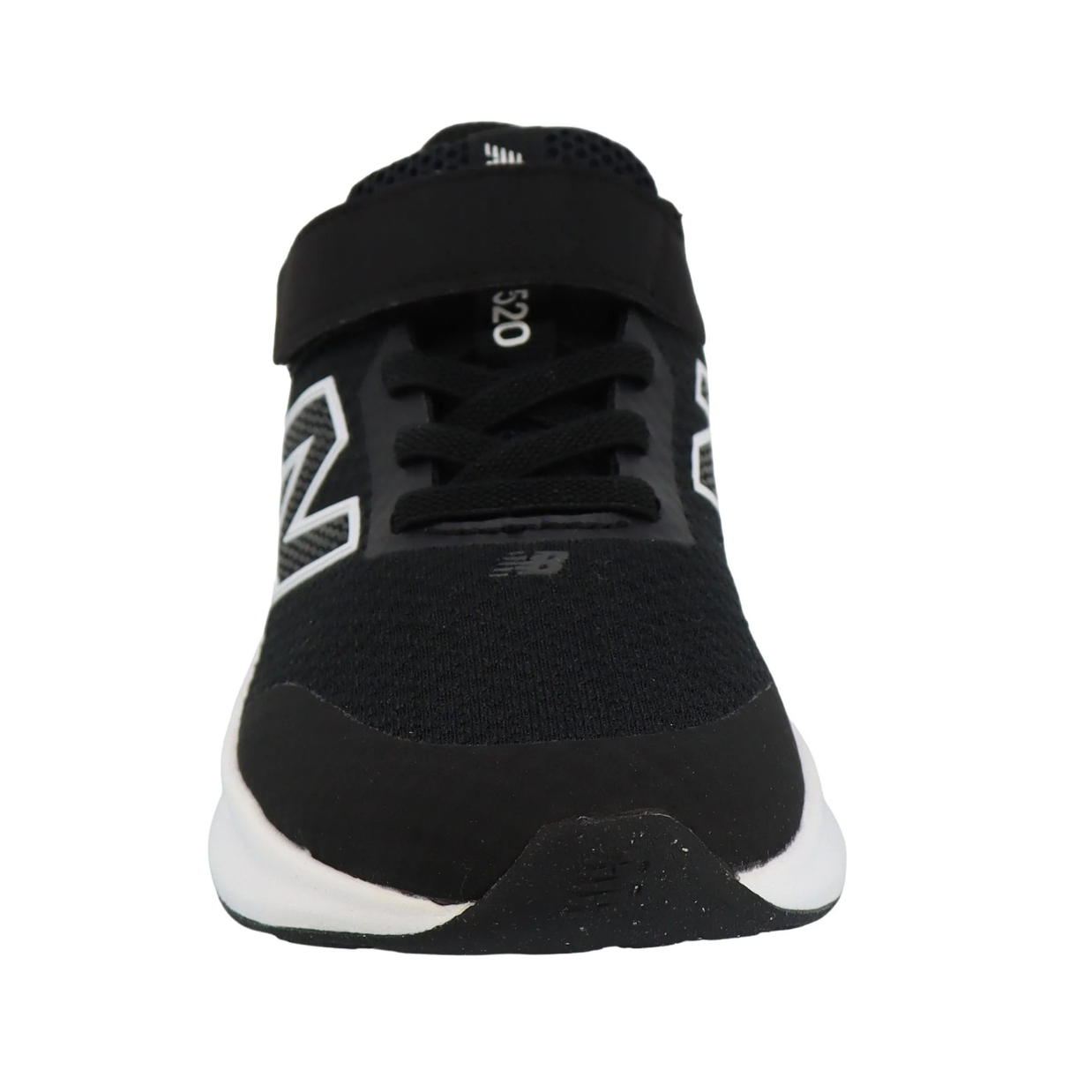 New Balance 520 Bungee Lace Black / White P52099O Kids