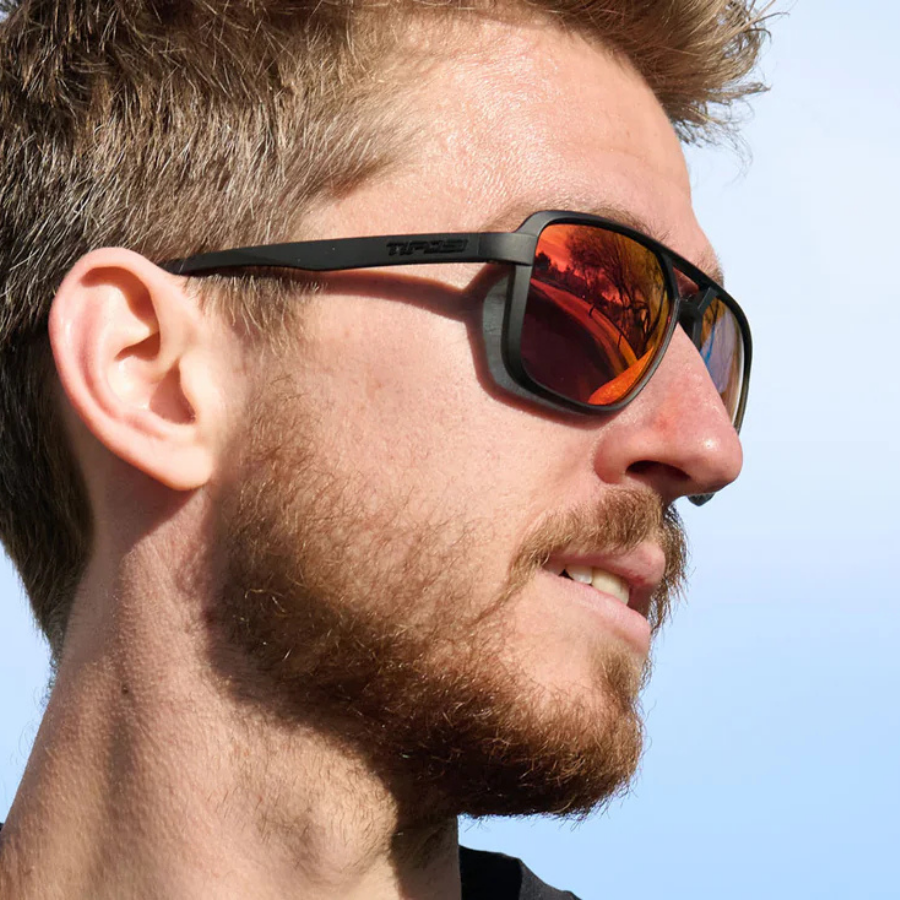 Tifosi Salto Blackout Smoke Red Sunglasses