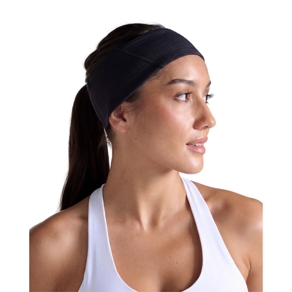 2XU Ignition Heptic Unisex Headband Black / Silver