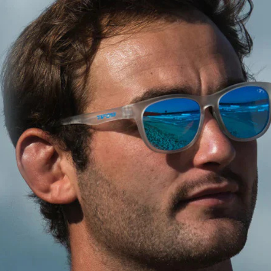 Tifosi Swank Satin Clear Polarised Lens Sunglasses