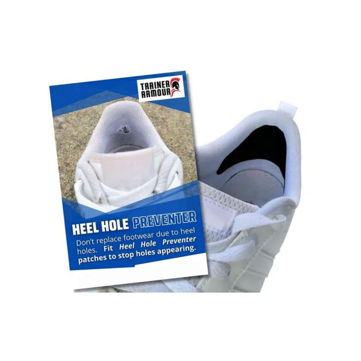 Trainer Armour Heel Hole Preventer - Black