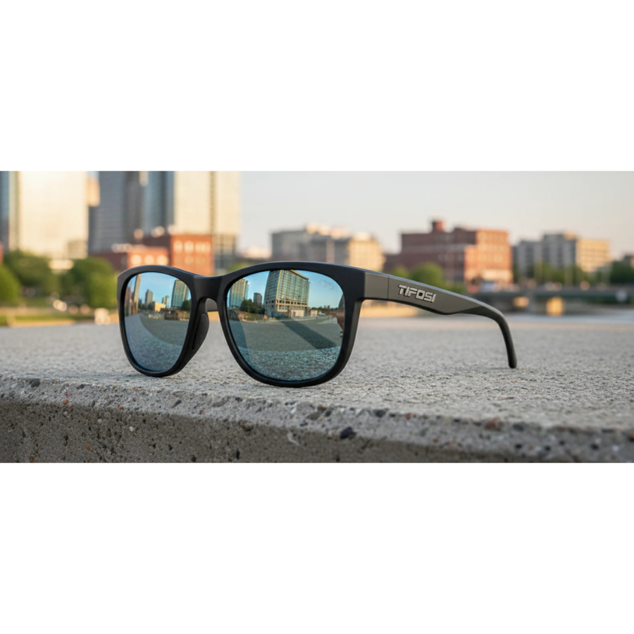 Tifosi Swank Satin Black Sunglasses