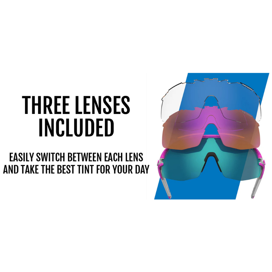 Tifosi Sledge Lite Crystal Pink Sunglasses