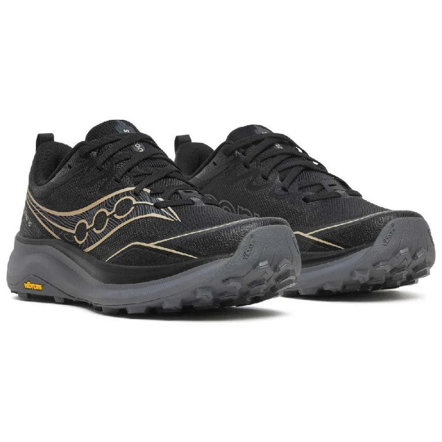 Saucony Peregrine 16 (D) Black / Carbon Womens