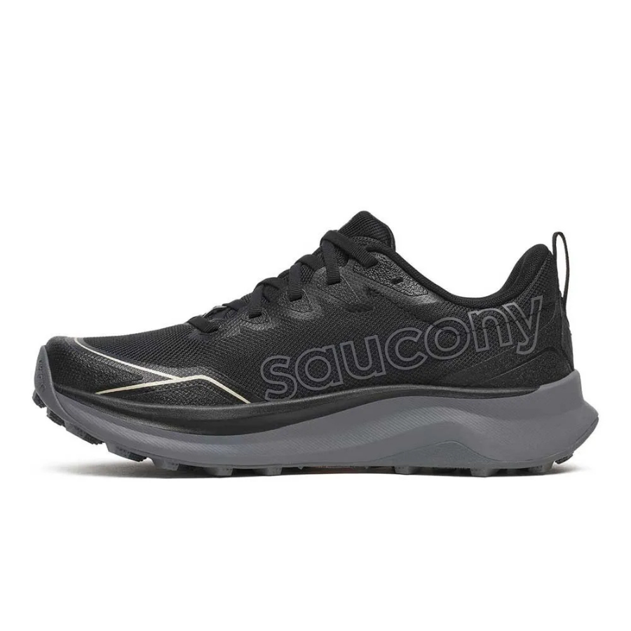 Saucony Peregrine 16 (D) Black / Carbon Womens