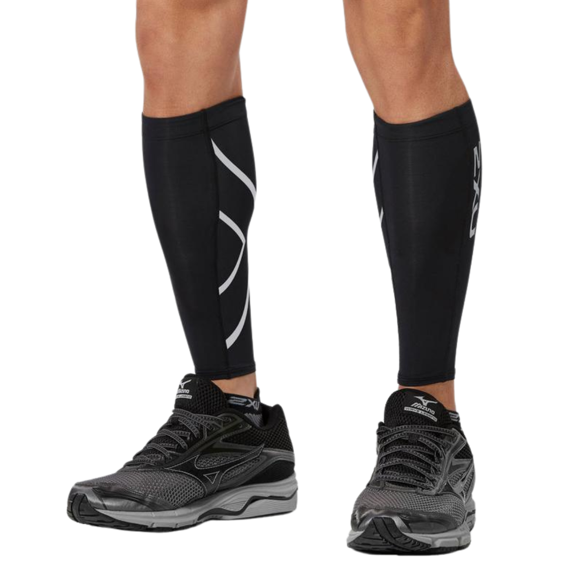 2XU Light Speed Compression Calf Guards Black / Black