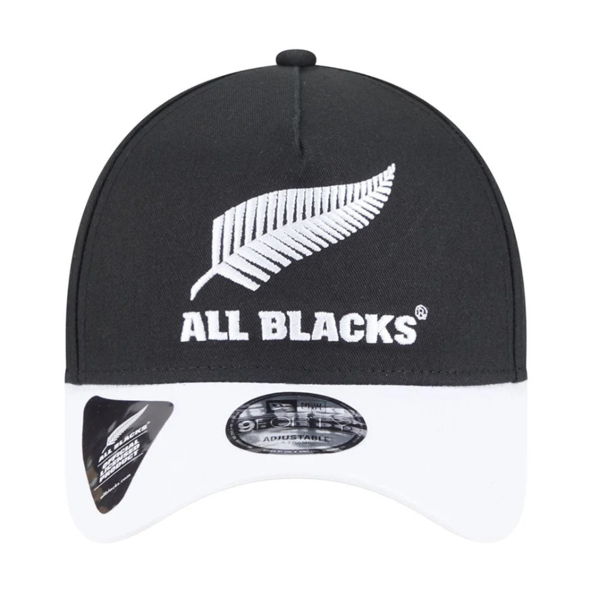 New Era 9Forty A Frame All Blacks Black/White 2 Tone Cap