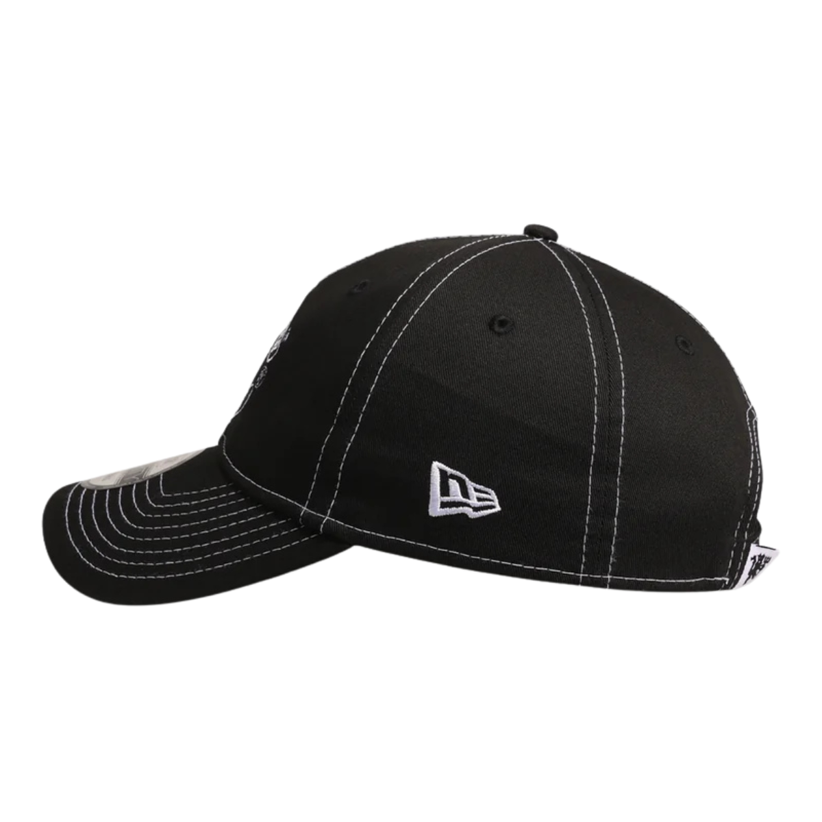 New Era 9Twenty Man Utd Black/White Stitch Cap