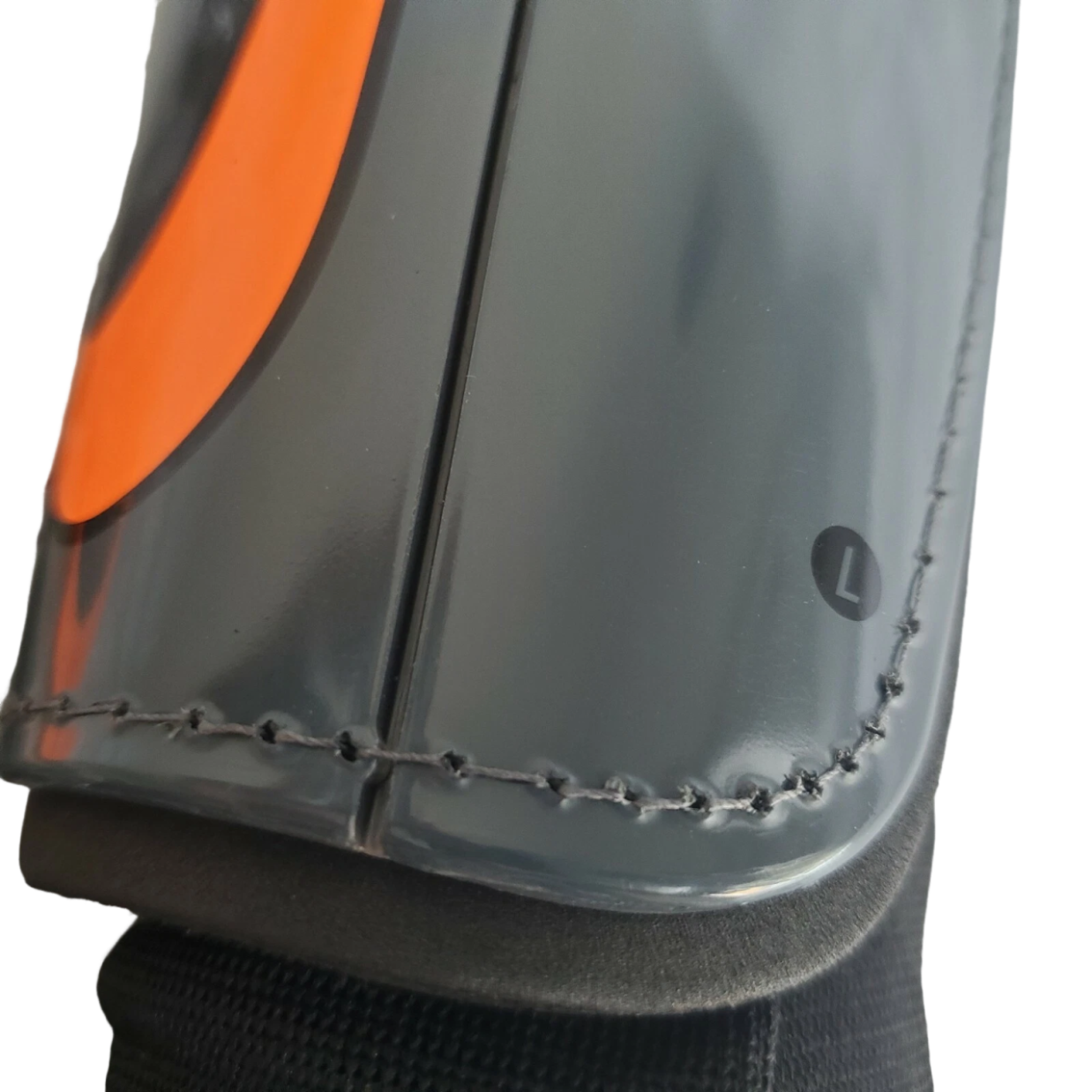 Nike Charge Shin Guards Grey/Orange Unisex