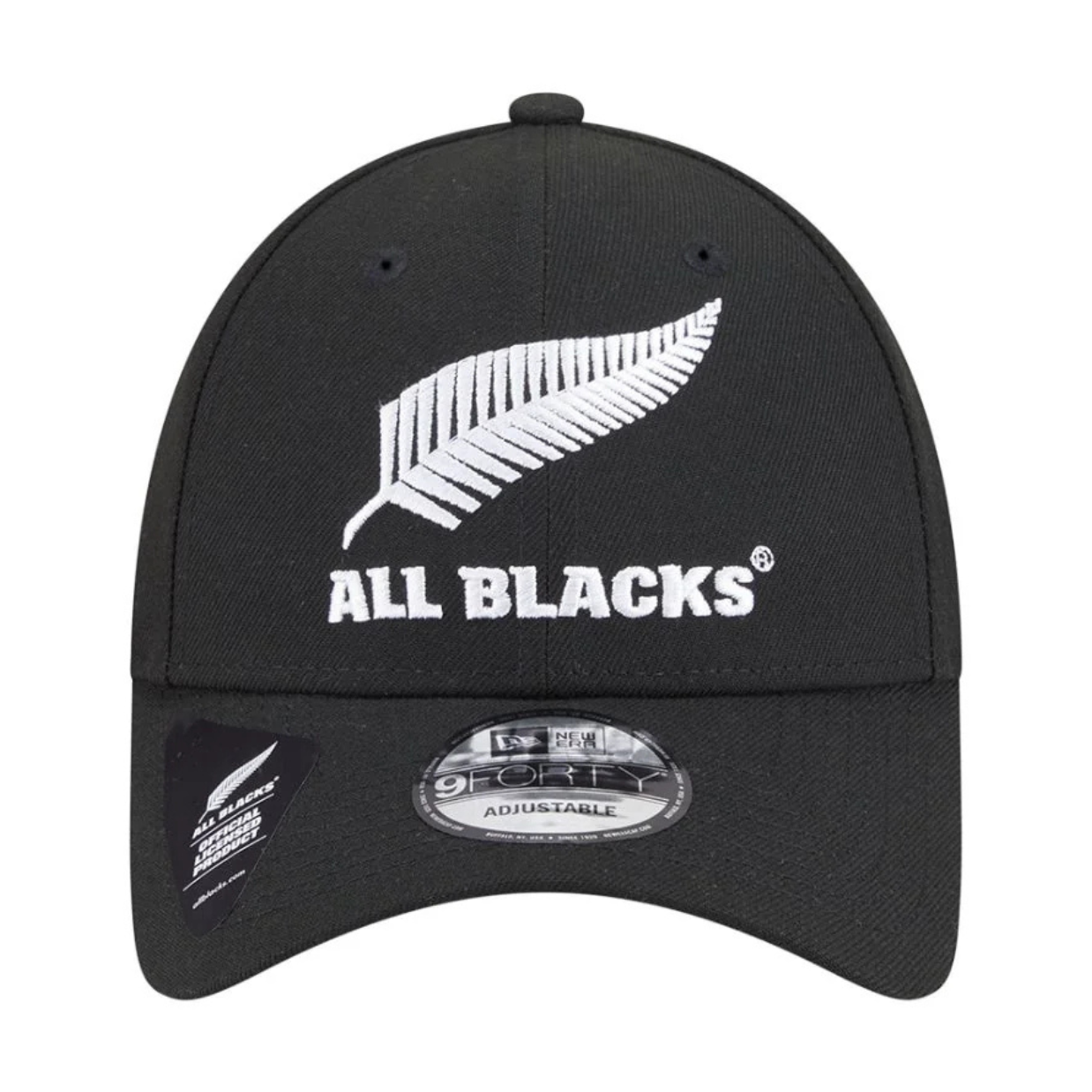 New Era 9Forty Snap Back All Blacks Black/White Cap
