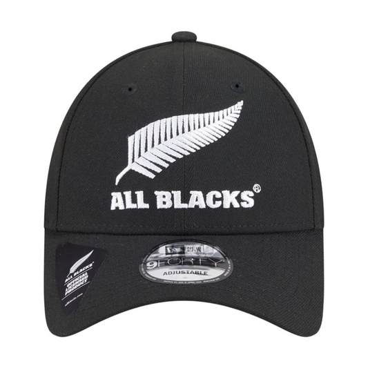 New Era 9Forty Snap Back All Blacks Black/White Cap