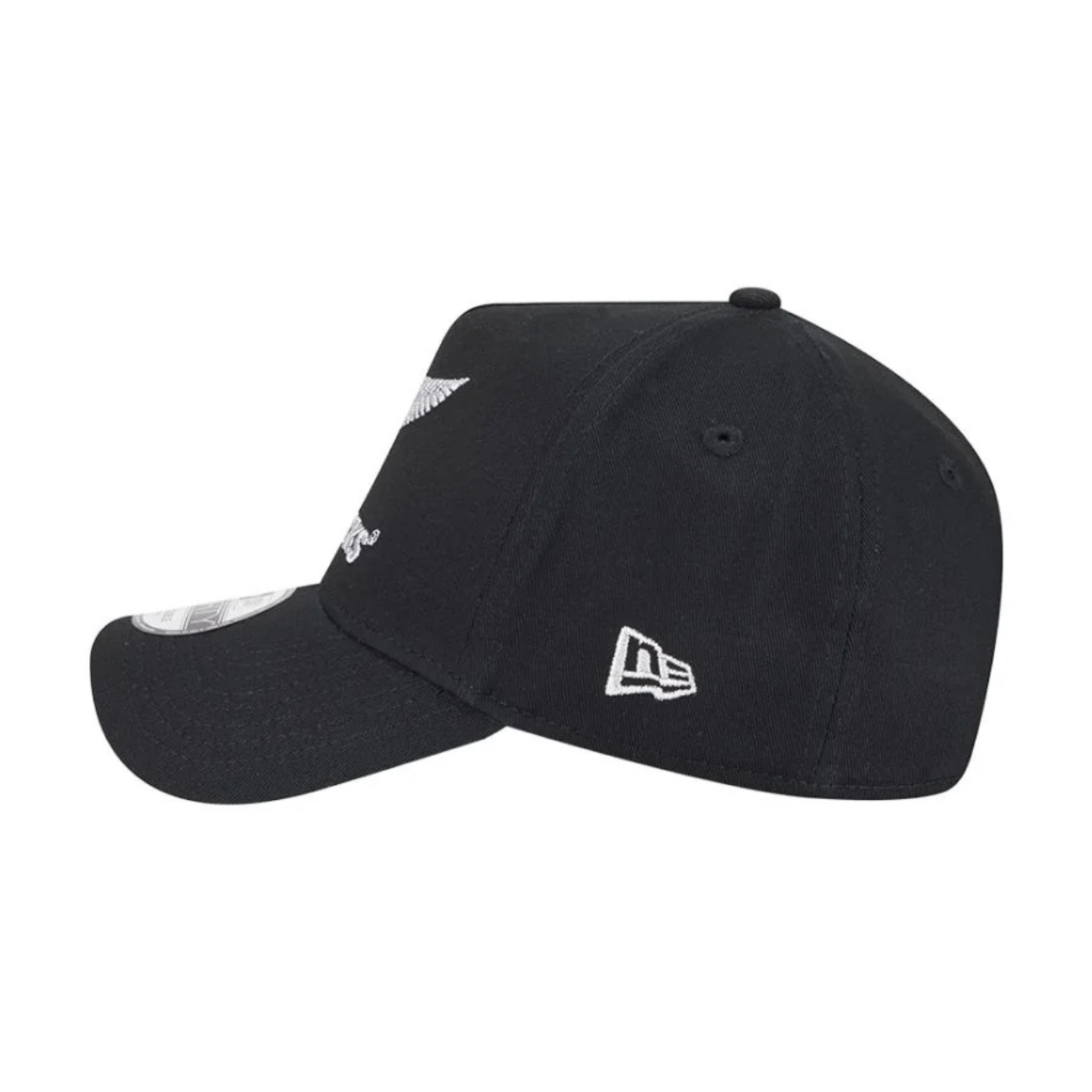 New Era 9Forty A Frame All Blacks Black/Metal Silver Cap