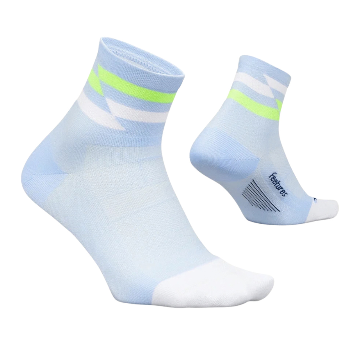 Feetures Elite Ultra-Light Cushion Quarter Day Track Sock