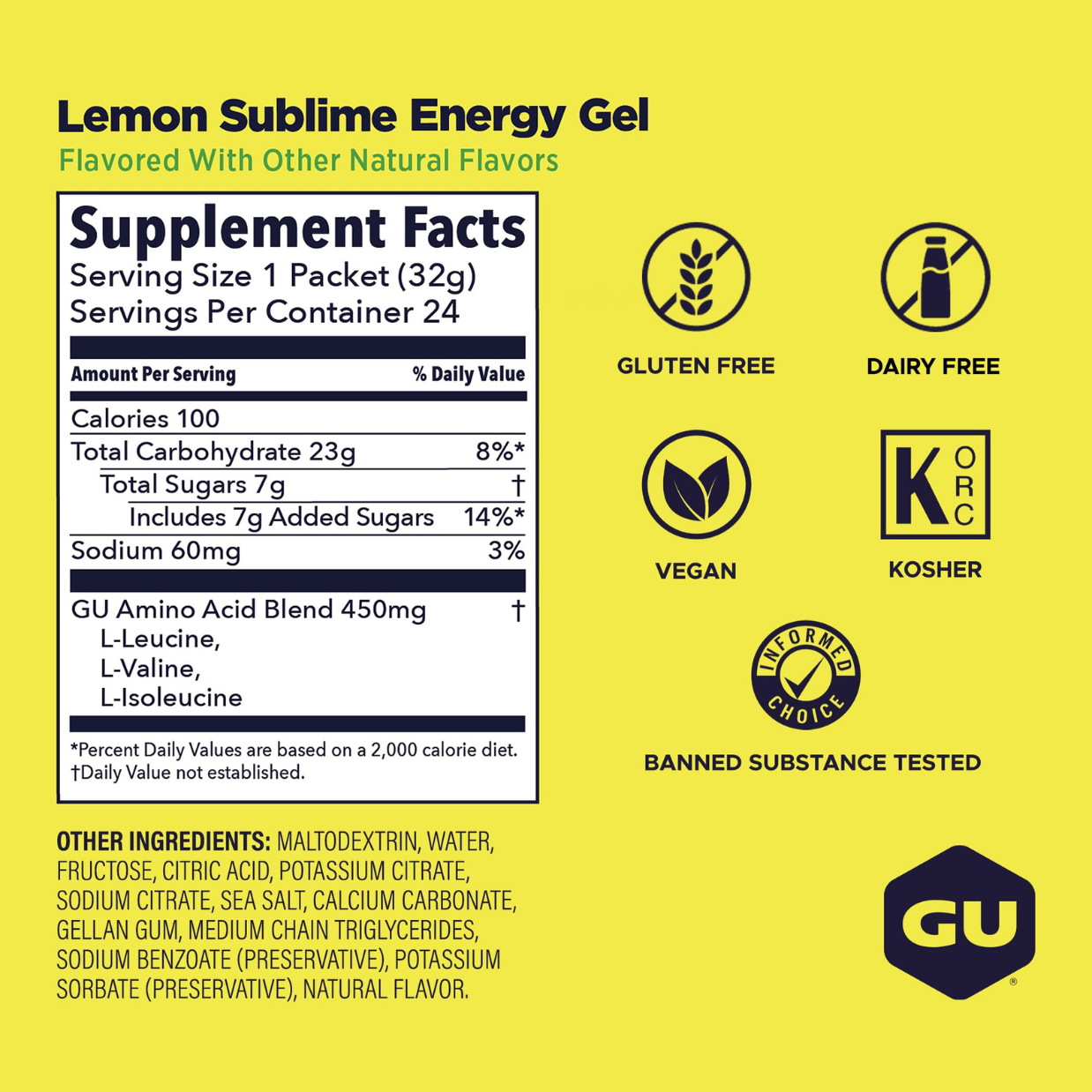 GU Energy Gel - Lemon Sublime
