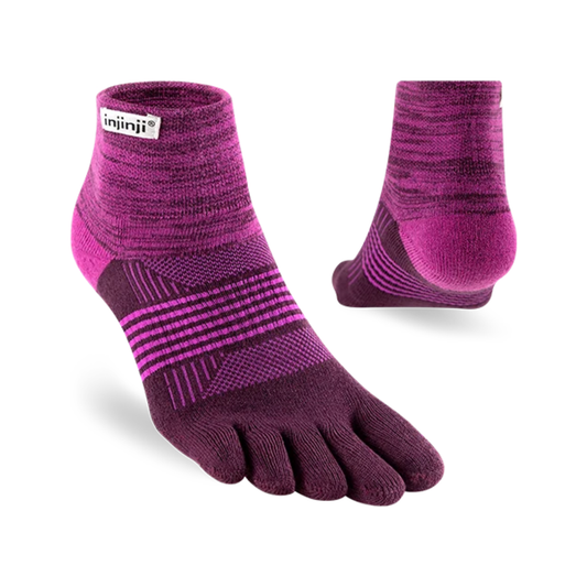 Injinji Trail midweight Mini-Crew Womens Sock Violet