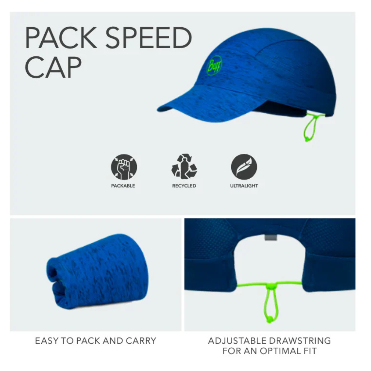 Buff Cap Pack Speed Black