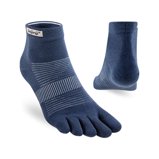 Injinji Run Lightweight Mini-Crew Sock Navy