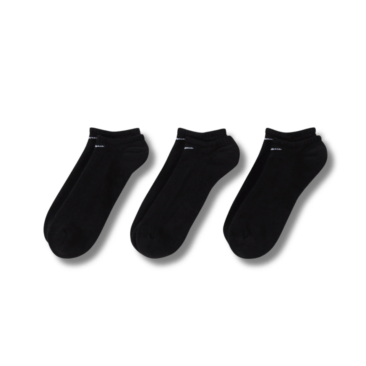 Nike Everyday No Show 3 Pack Black Socks