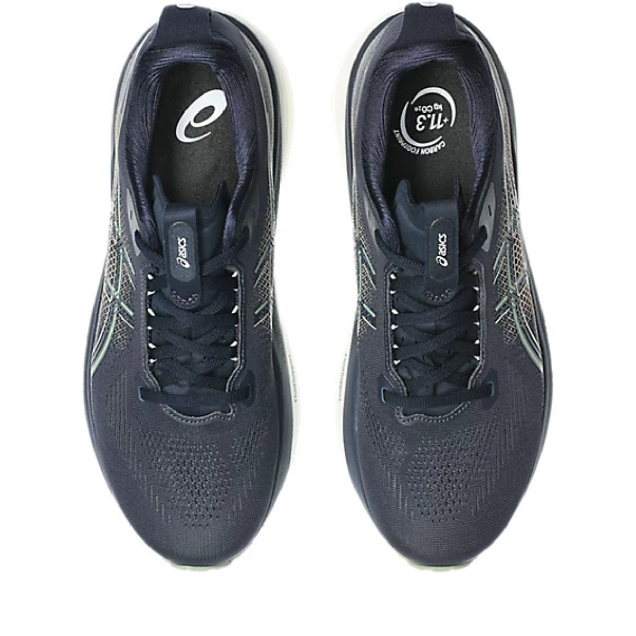 Asics Gel-Kayano 33 Wide (2E) Midnight / Khaki Green Mens