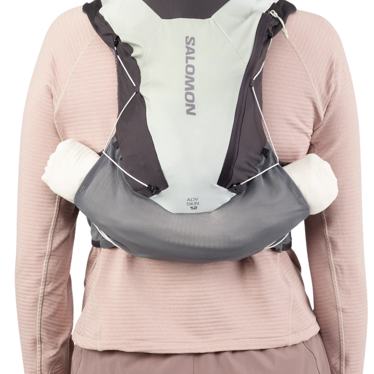 Salomon Adv Skin 12 Set Vest with Bottles - Phantom / Castle Rock