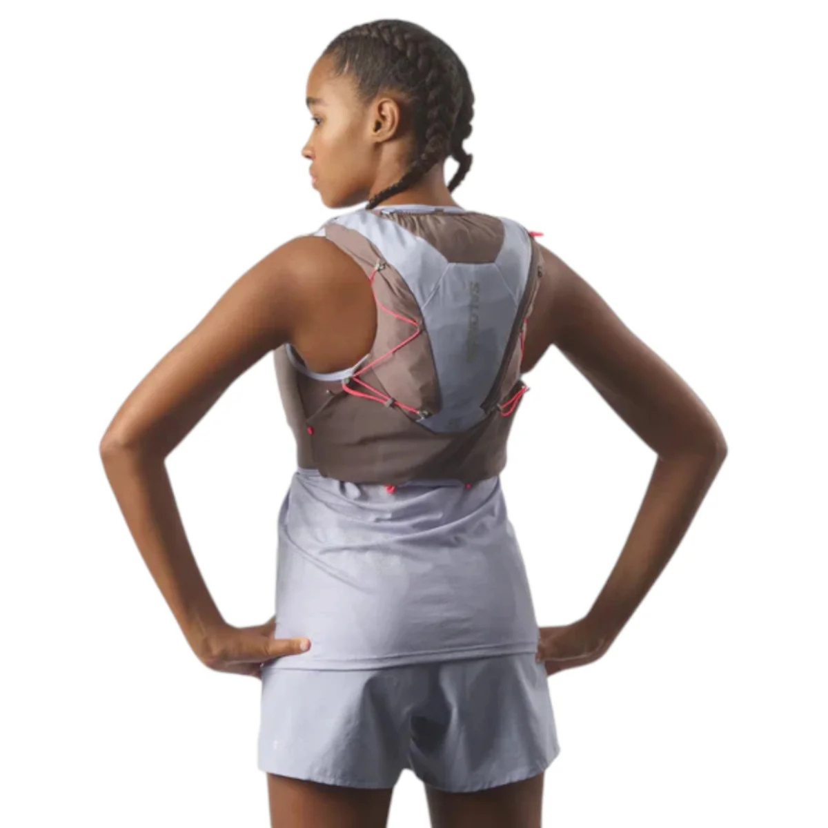 Salomon Adv Skin 12 Set with Bottles Cosmic Sky Womens