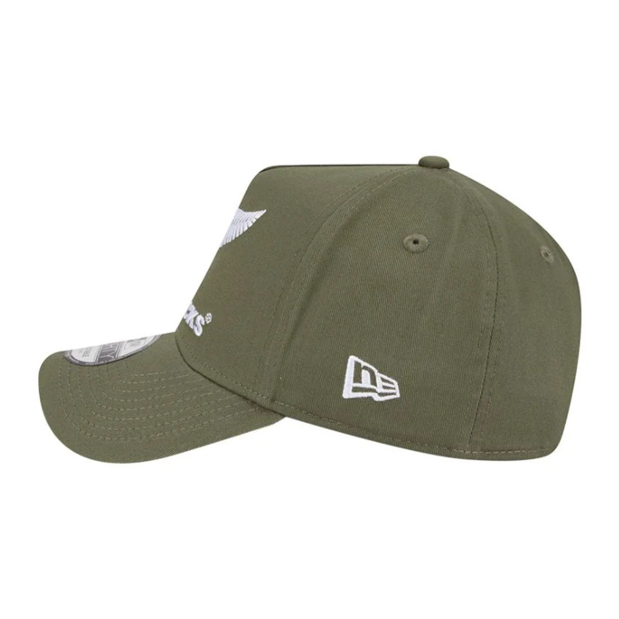 New Era 9Forty A Frame All Blacks Olive/White Black UV Cap