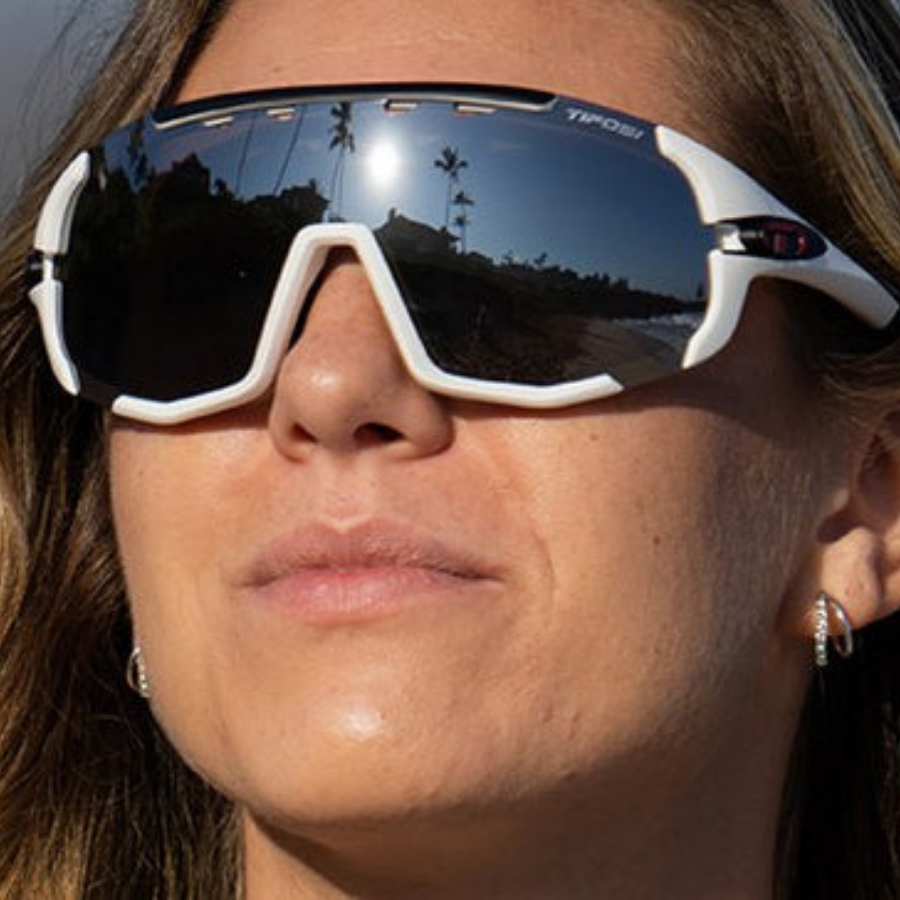 Tifosi Sledge Matte White Interchange Sunglasses