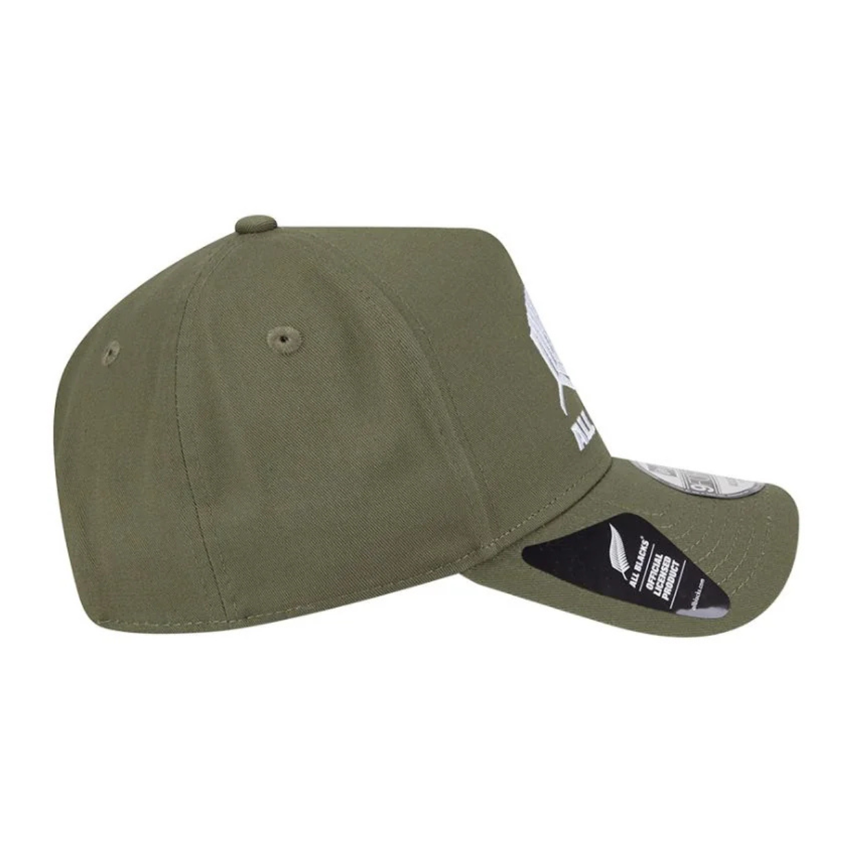 New Era 9Forty A Frame All Blacks Olive/White Black UV Cap