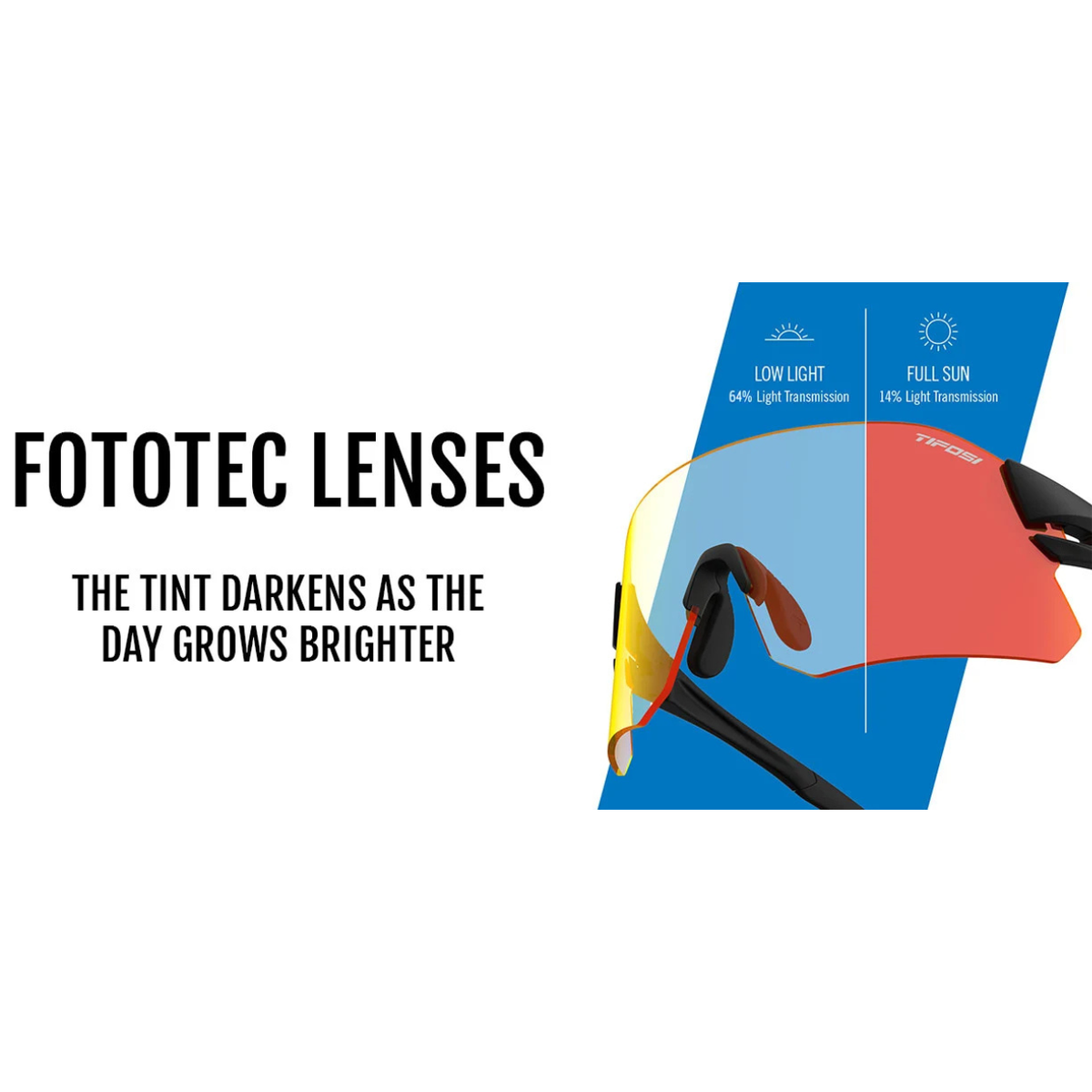 Tifosi Rail Matte Black Fototec Sunglasses