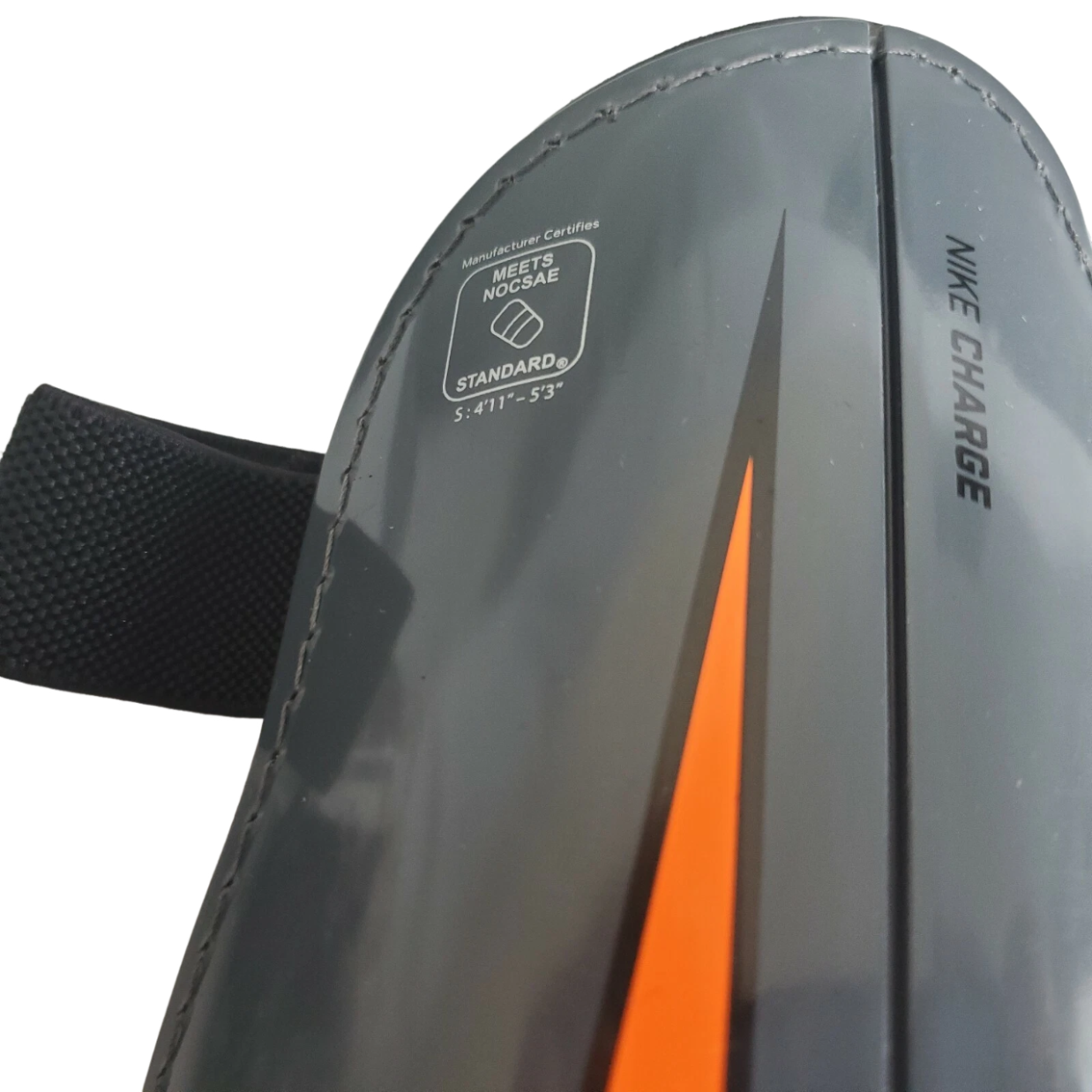Nike Charge Shin Guards Grey/Orange Unisex