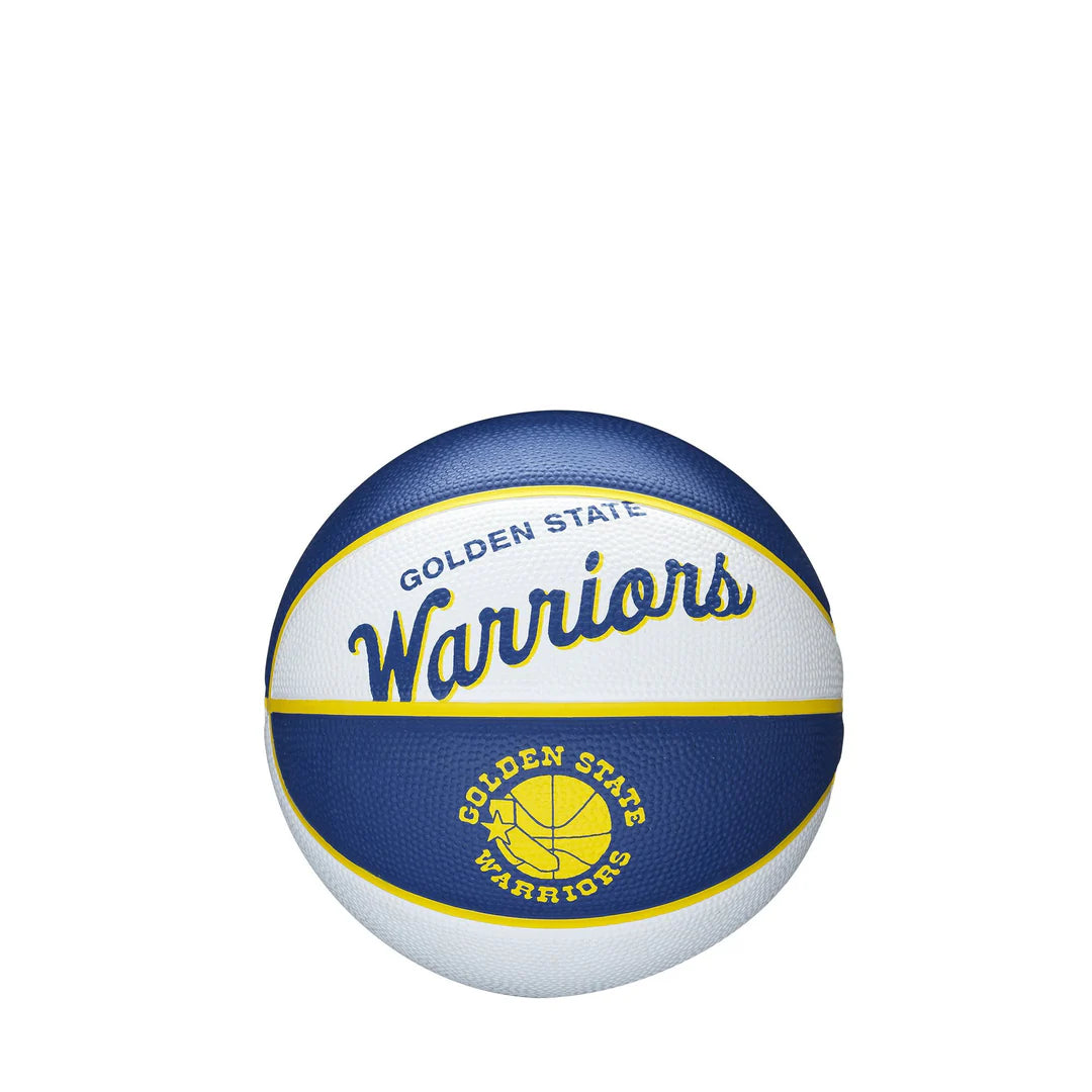 Wilson NBA Team Retro Mini Basketball Golden State Warriors
