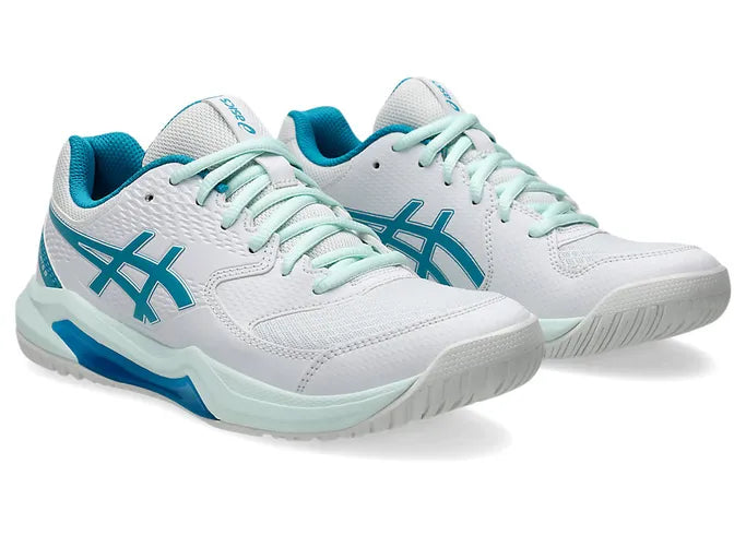 Asics Gel-Dedicate 8 White/Teal Womens