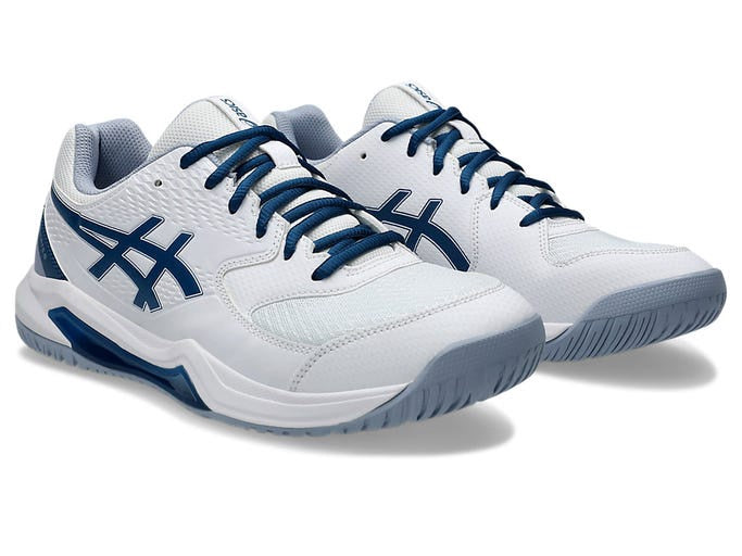 Asics Gel-Dedicate 8 White/ Mako Blue Mens