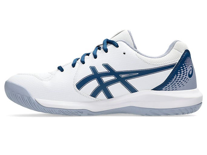 Asics Gel-Dedicate 8 White/ Mako Blue Mens