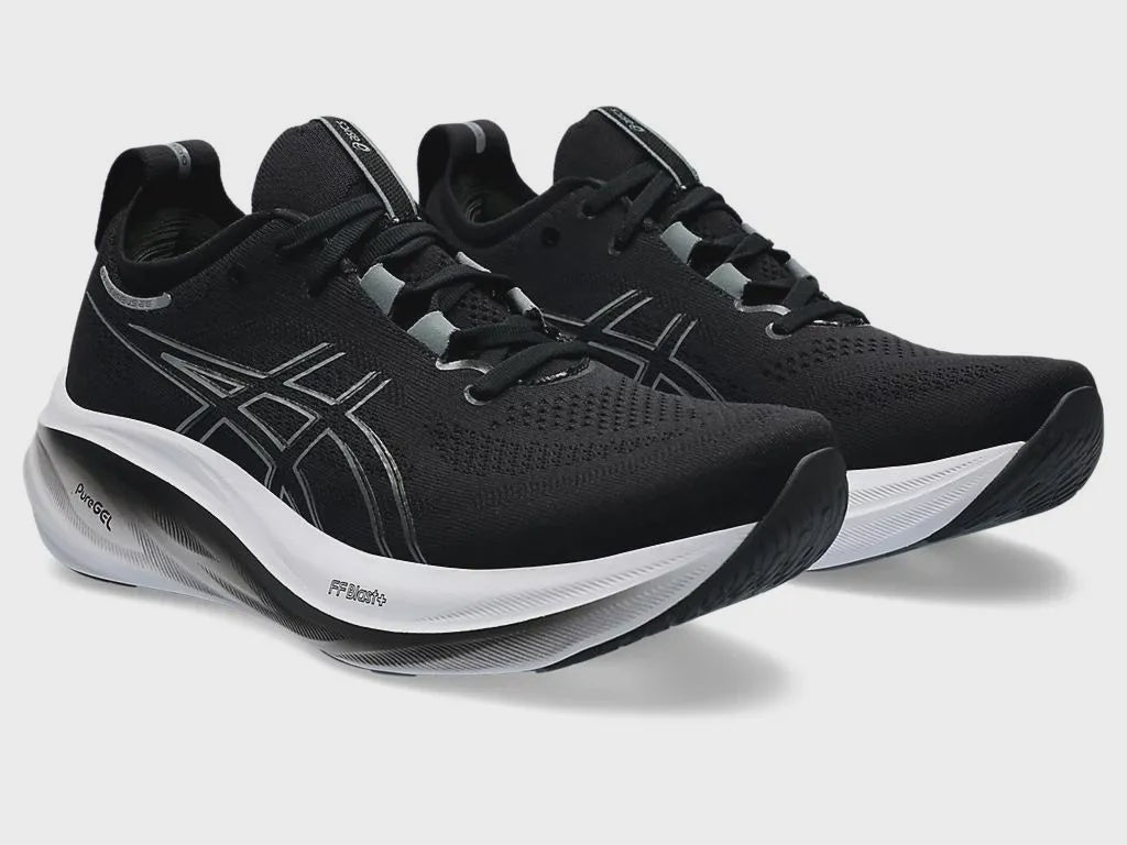 Asics Gel-Nimbus 26 Black/Graphite Grey Mens